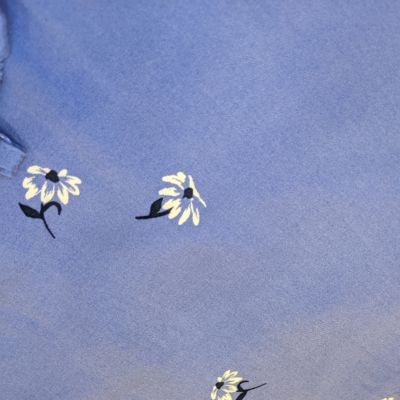 Old Navy Cornflower Blue Floral Cami Dress Tea/Maxi Length Size XS - Picture 10 of 10